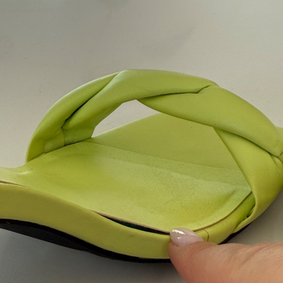 Abound Ryleigh Braided Square-Toe Sandals in Green Pear - Picture 5 of 7